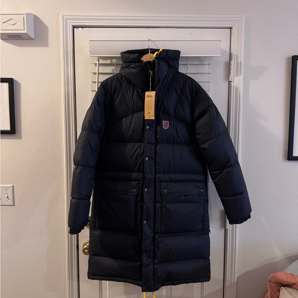 Fjallraven Expedition Down Long Jacket - Men’s Medium - Black